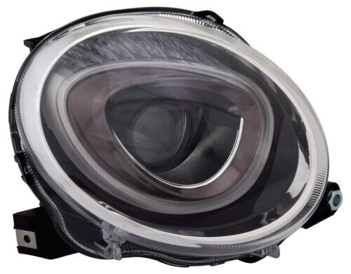 Scheinwerfer Recht f&uuml;r Fiat 500 500C 312 2015- Servomotor Halogen H7 Motor Lwr