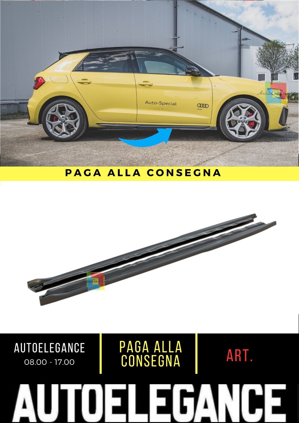 Minigonne laterali Audi A1 S-Line GB
