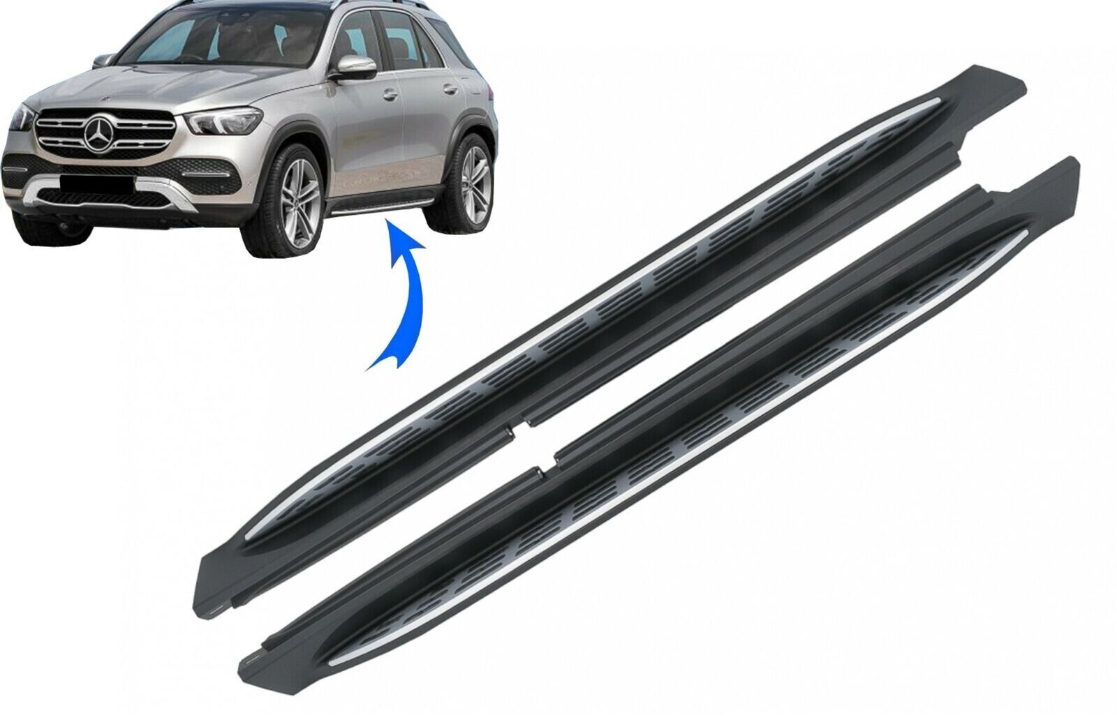 Pelda&ntilde;os Laterales Adecuados Para Mercedes GLE W167 2019+