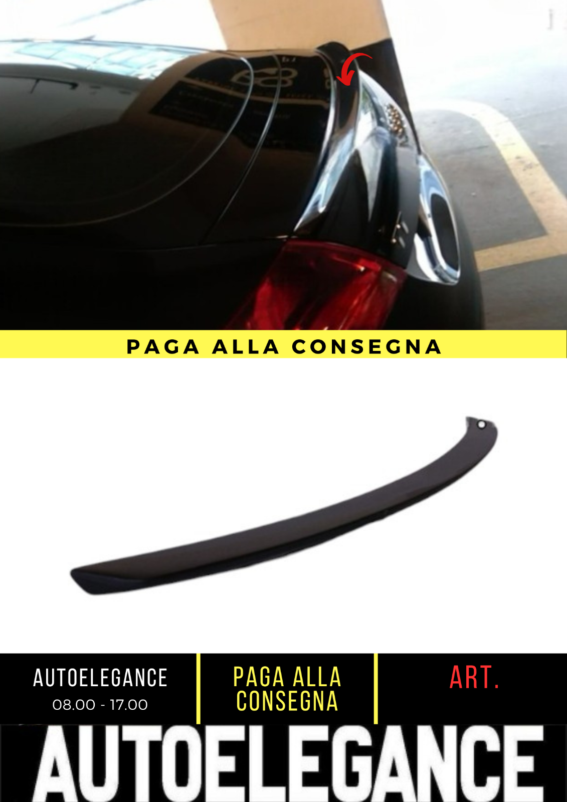 ??SPOILER POSTERIORE ADATTO PER  AUDI TT 8J??