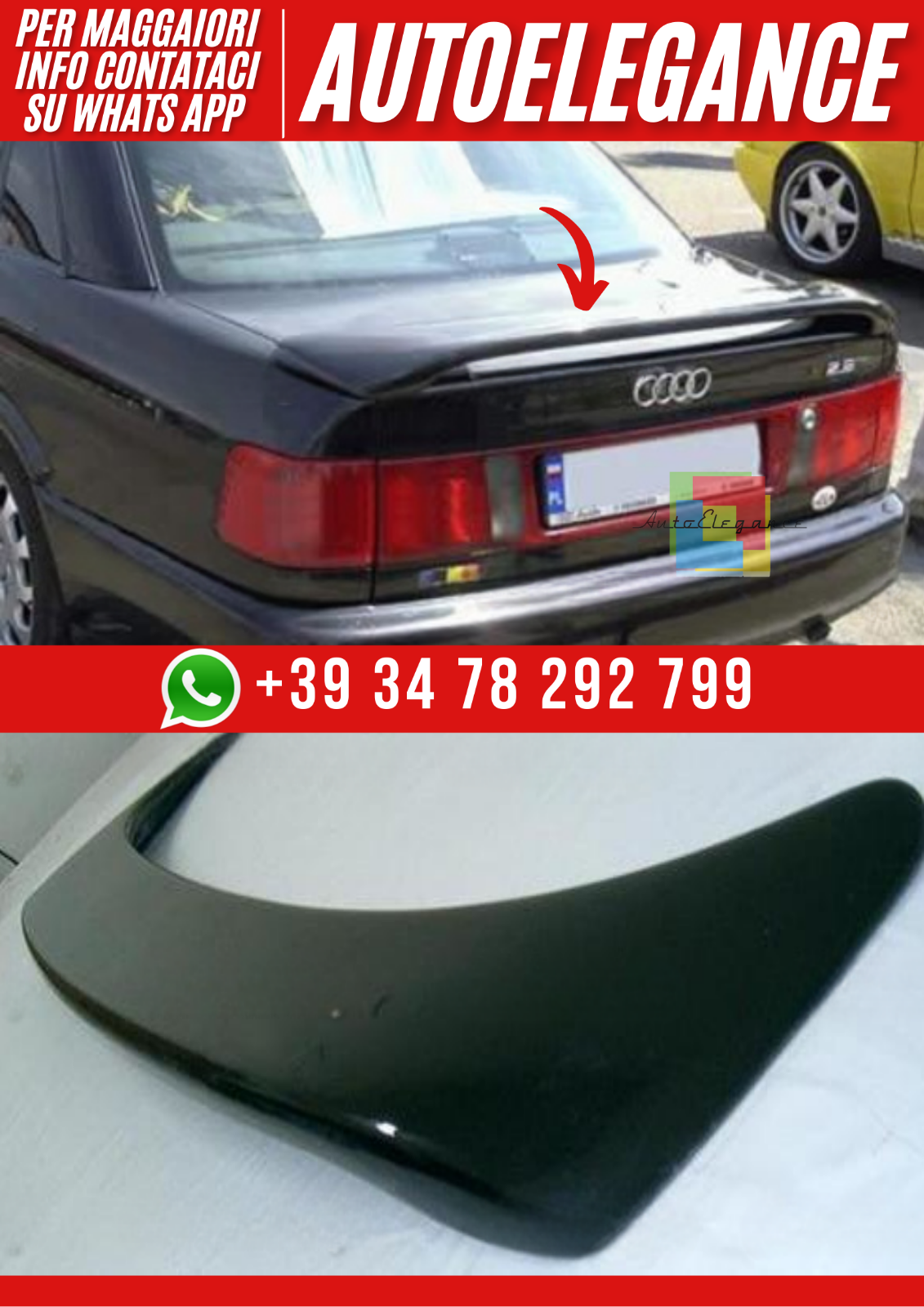 Spoilerdeckel F&uuml;r Audi 100 C4 (1991&ndash;1994)