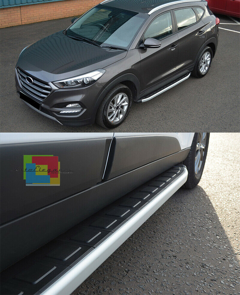 PEDANE LATERALI HYUNDA TUCSON TLE 2015+ SOTTO PORTA ANTISCIVOLO