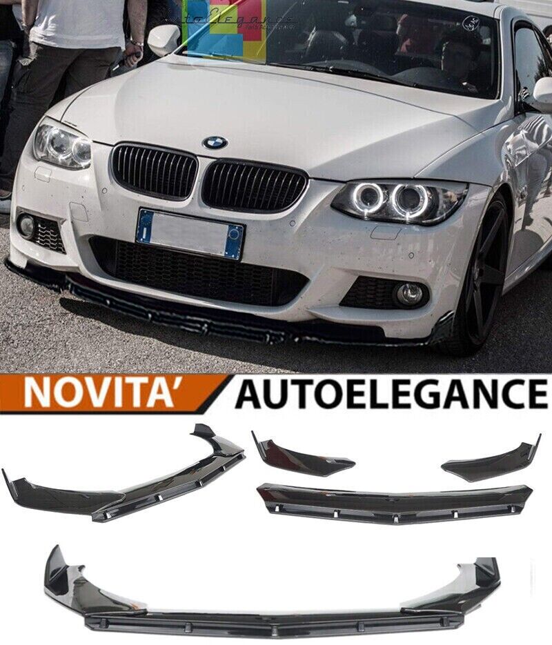 BMW 3er E92 E93 Frontsto&szlig;stangen-Splitter-Look, gl&auml;nzend schwarz, RS &ndash; 3P &ndash;