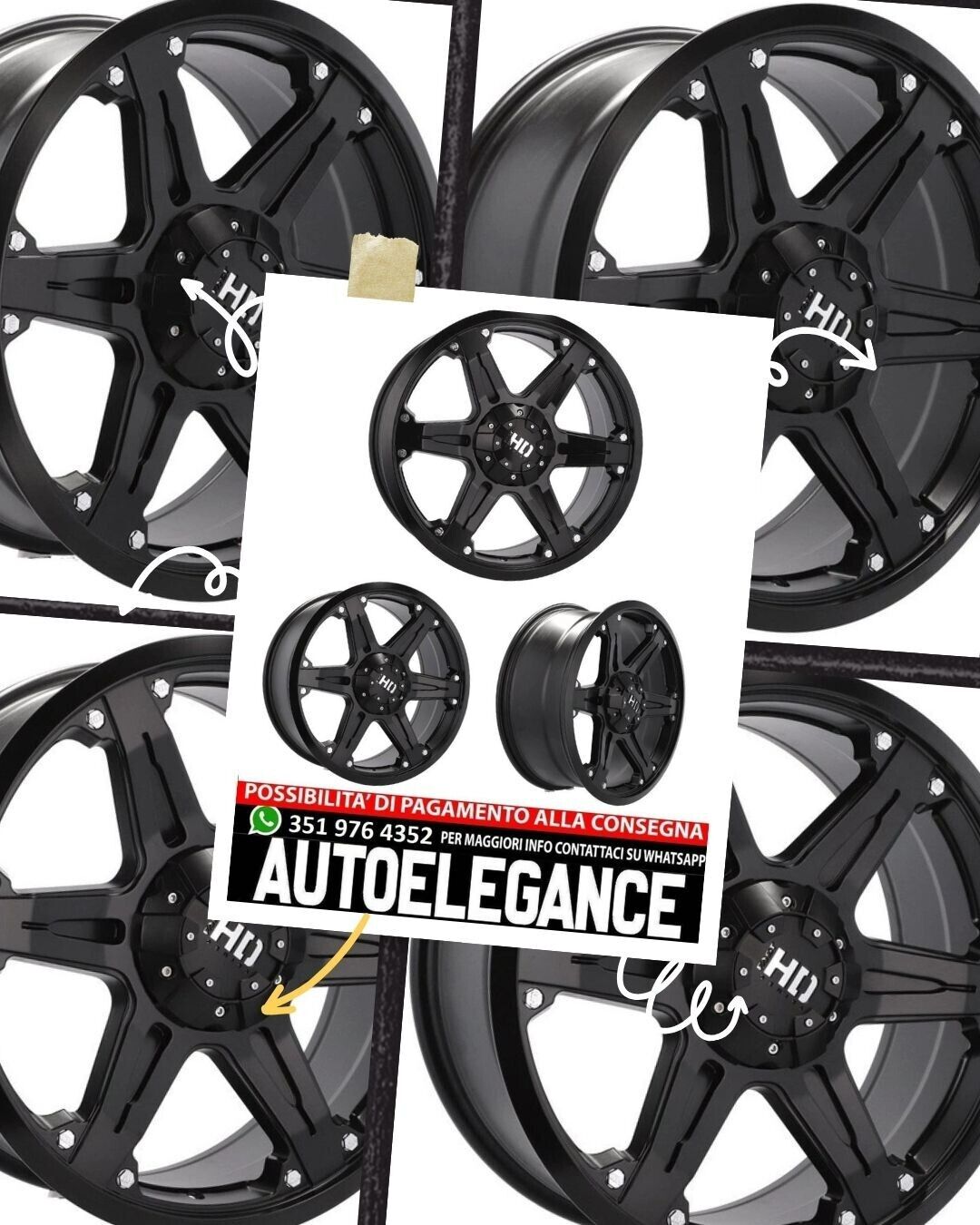 CERCHI CERCHIO IN LEGA 20" Adatto per NISSAN OPEL PEUGEOT RENAULT