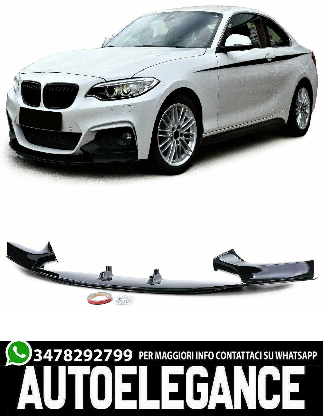 S&eacute;parateur Avant Sport Adapt&eacute; pour BMW Serie 2 F22 F23