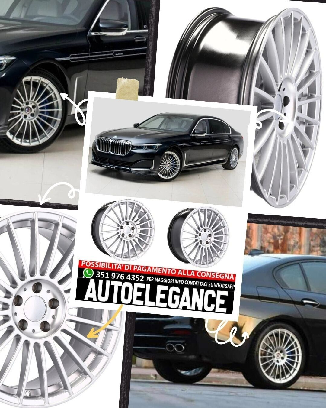 CERCHI CERCHIO IN LEGA 19" Adatto per VW CADILLAC CHEVROLET HONDA LAND ROVER