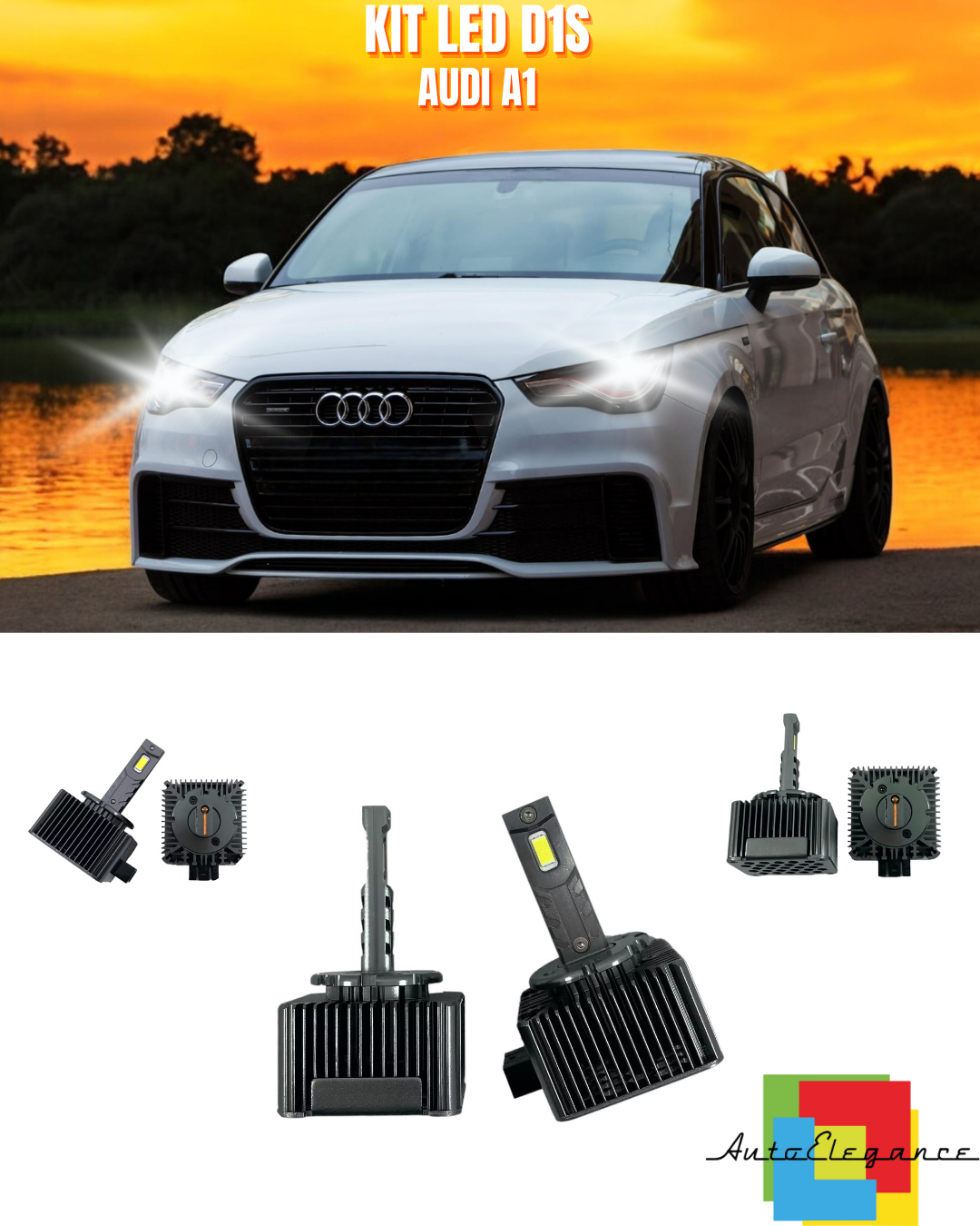 ? L&aacute;mparas Cruce D1S LED 6000K Adecuado para Audi A1 ?