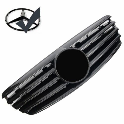 Gitter Heizk&ouml;rper Sportfahrwerk Gl&auml;nzend Schwarz Geeignet f&uuml;r Mercedes