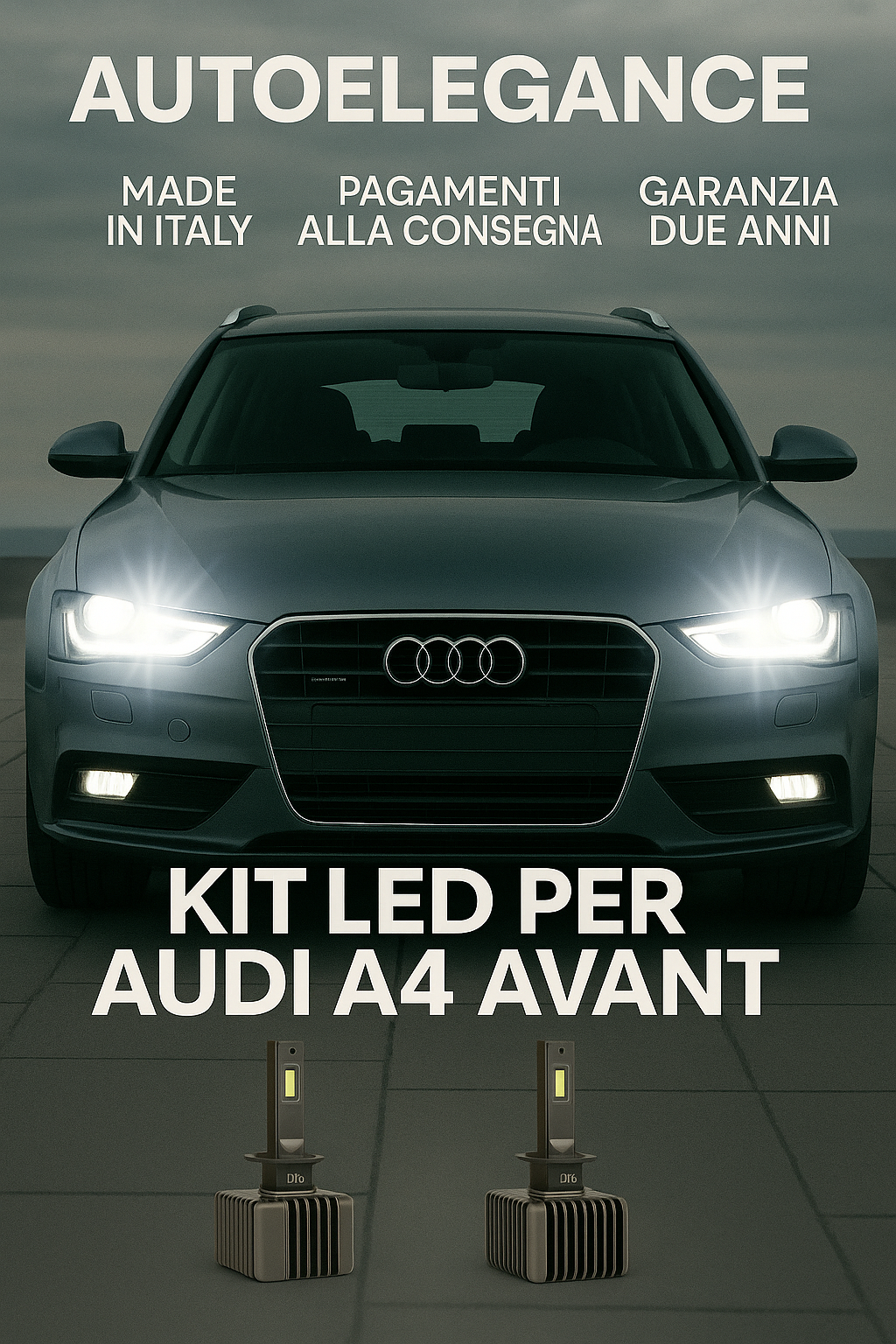 ? Set LED D1S 6000K Croisement pour Audi A4 B6 / Avant Blanc Canbus ?