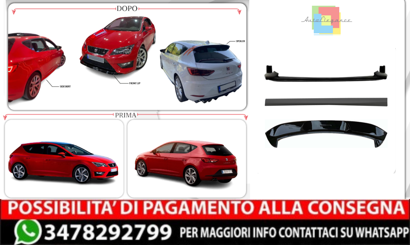 ?BODYKIT ADATTO PER SEAT LEON MK3?