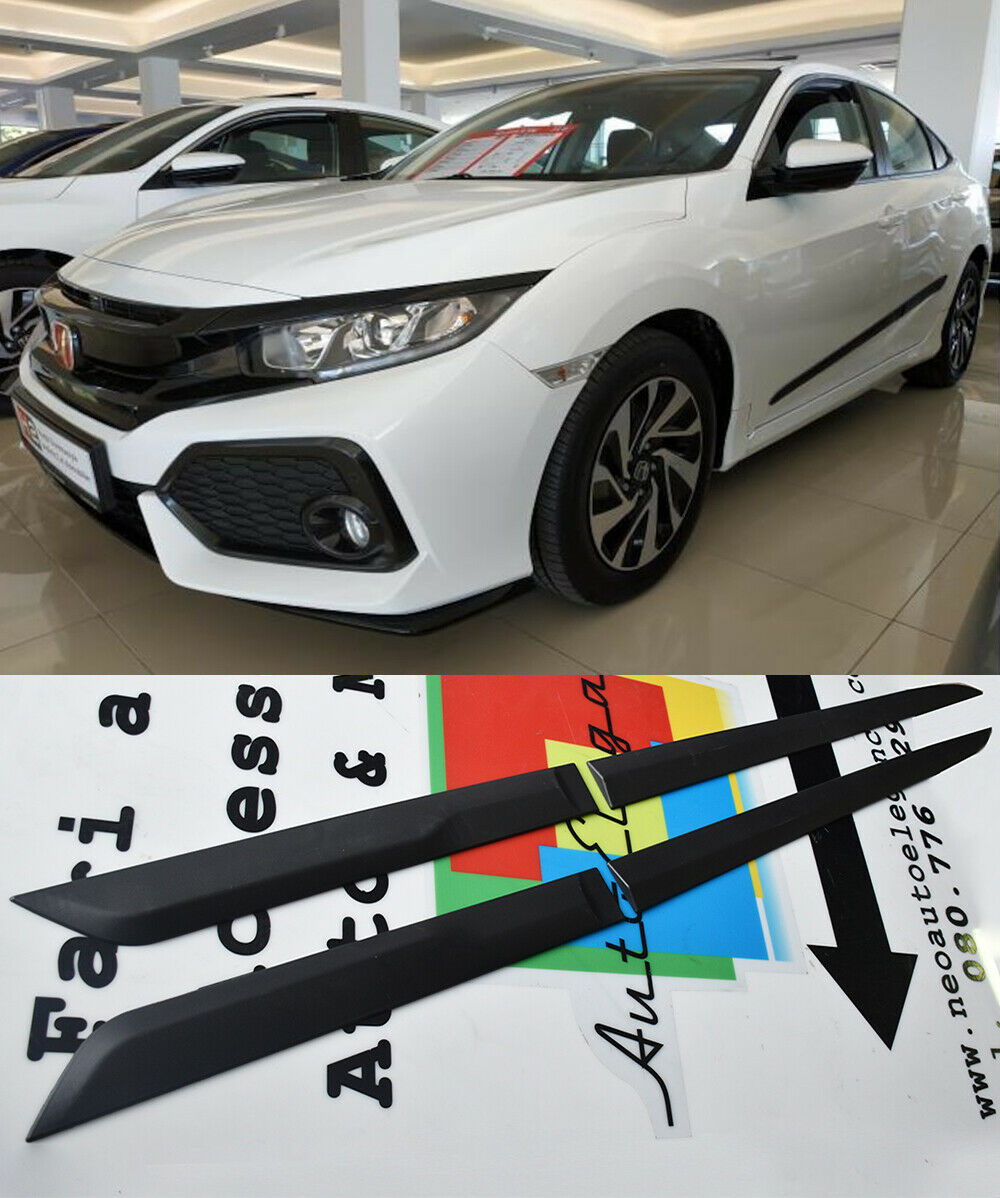 PROTEZIONE PORTIERE HONDA CIVIC X ADESIVE 3M IN ABS 4 PEZZI BOMBATURE PORTA