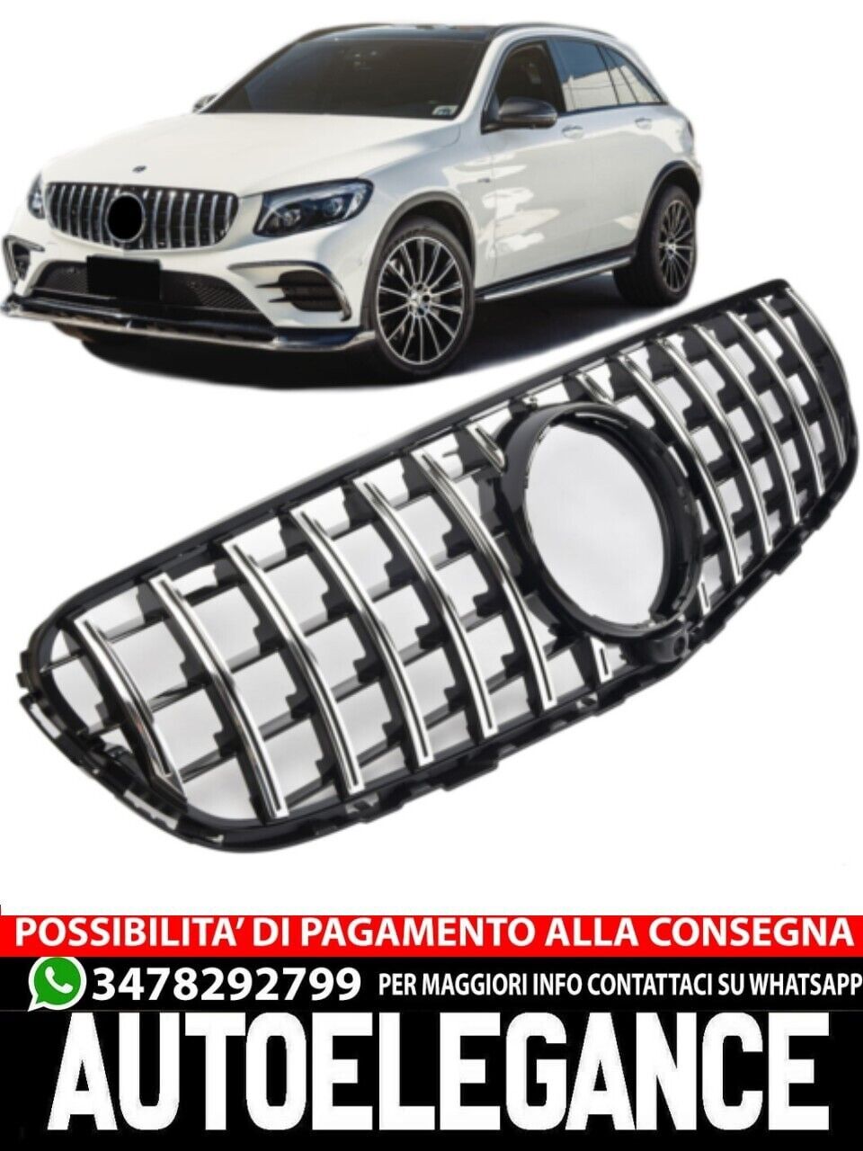 Griglia sportiva per Mercedes X253 Classe GLC PANAMERICANA 360&deg;