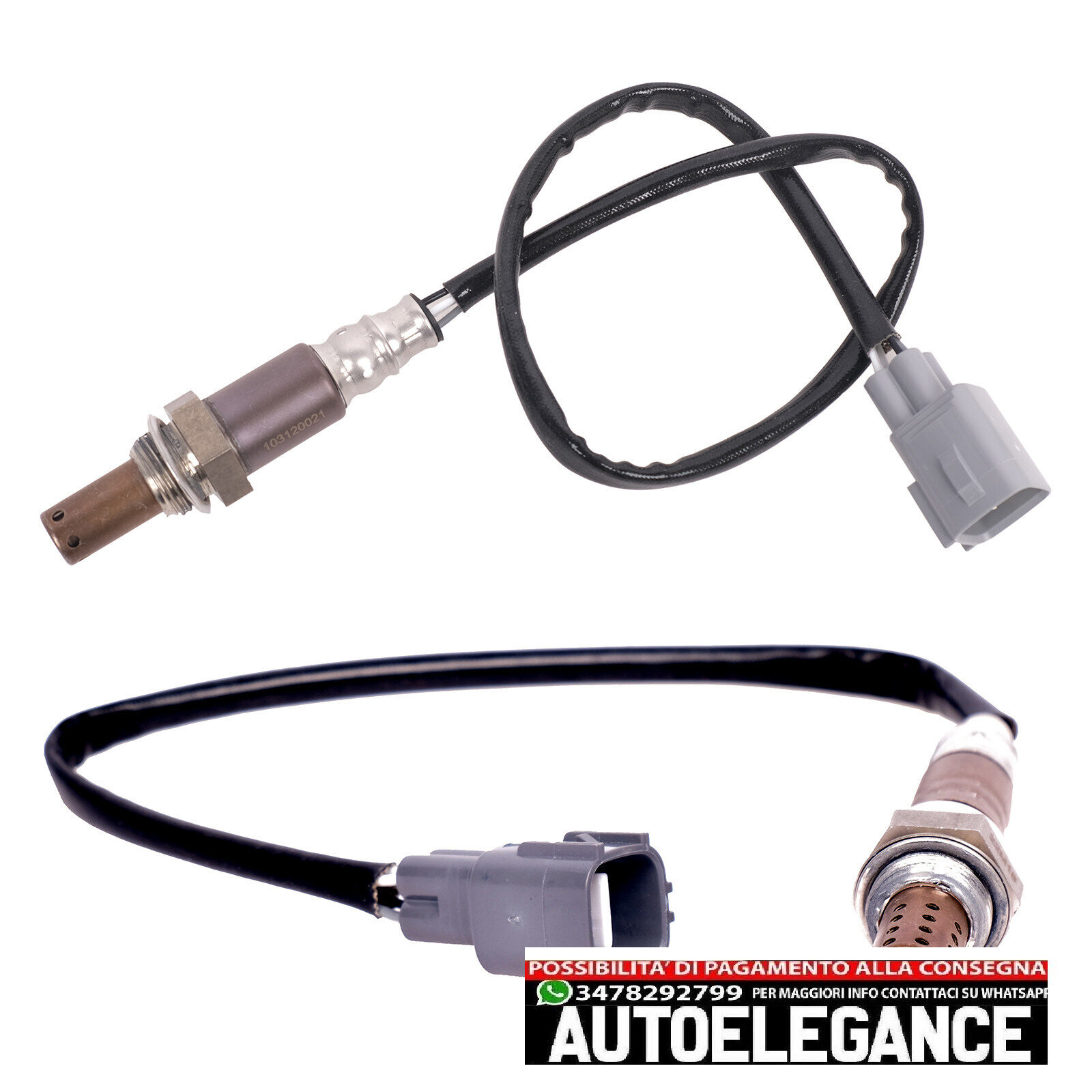 CONTROL PROBE BEFORE CAT L+R LAMBDA PROBE 1AZ-FSE 2AZ-FSE TOYOTA AVENSIS T22 T25