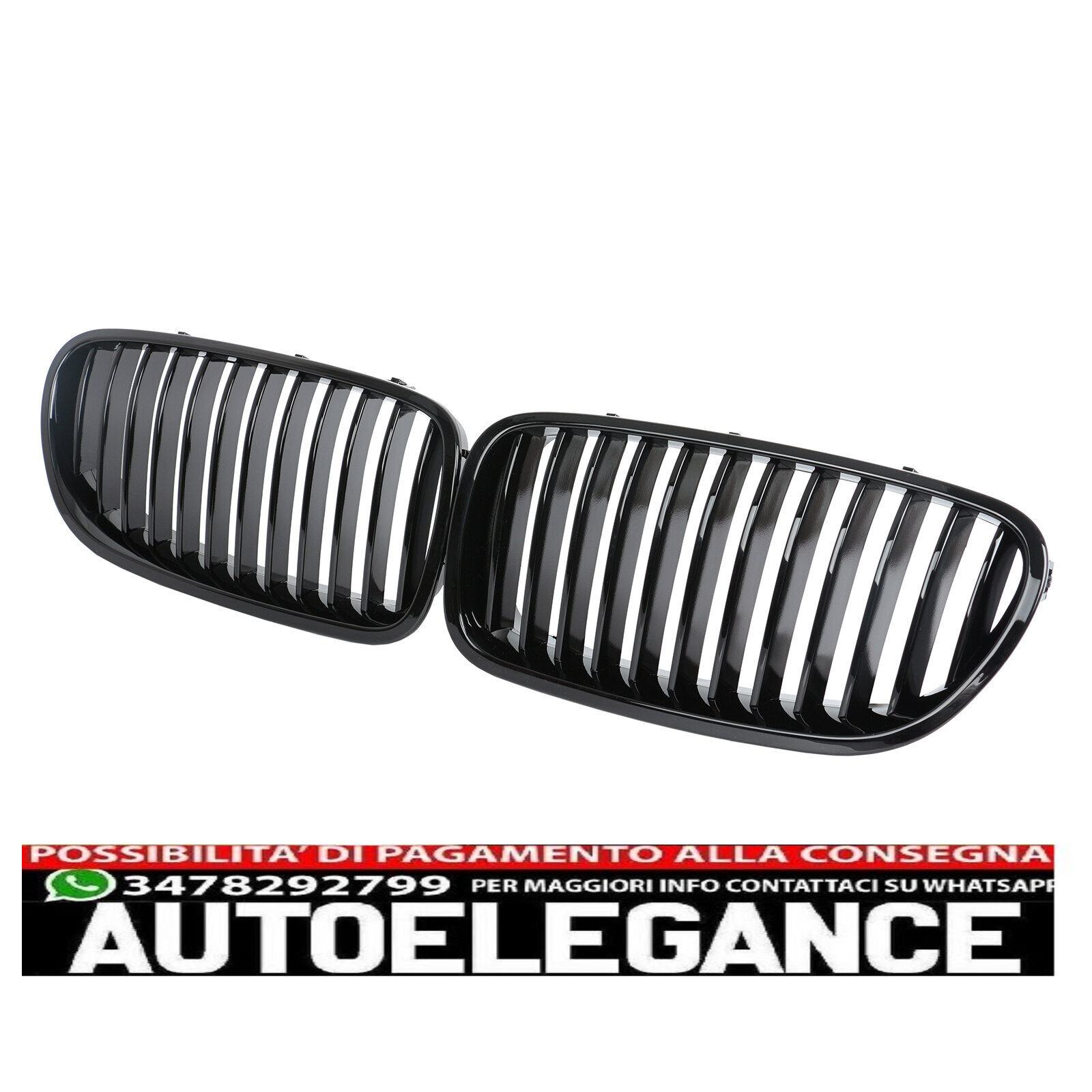 Radiator Gitter Single BAR Niere Gitter Geeignet F&uuml;r BMW 5 Serie F10 F11 Gloss
