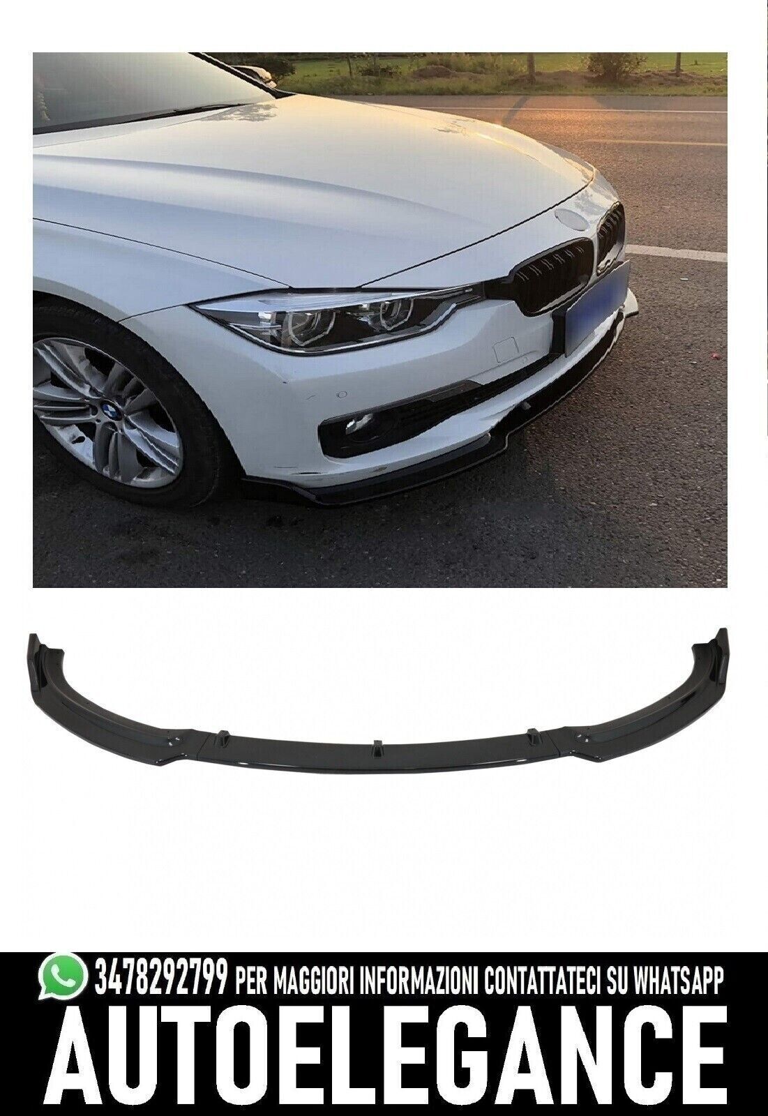 splitter delantero adecuado para BMW Serie 3 F30 Sedan F31 Touring 11-19