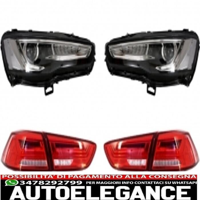 fari led drl adatti per mitsubishi lancer evo x (2007-2017) doppio proiettore se