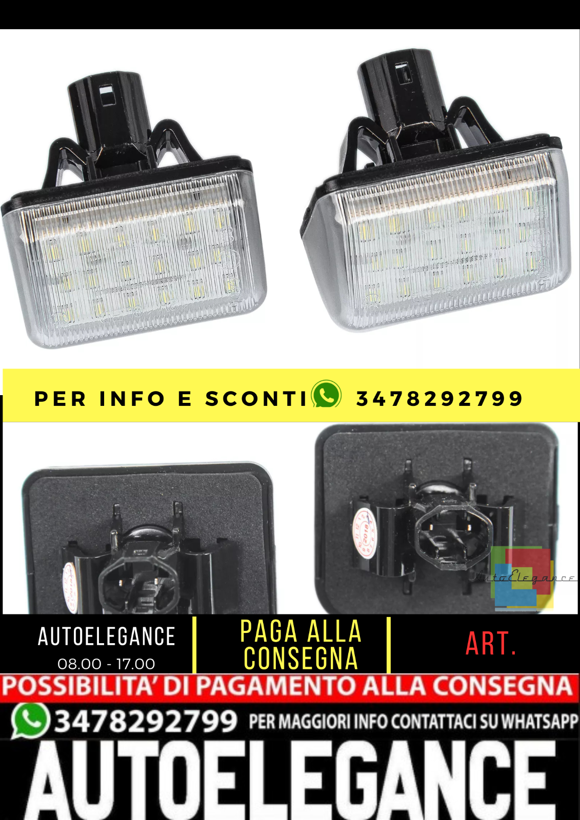 led targa adattta per Mazda 6 GH GG GY GJ