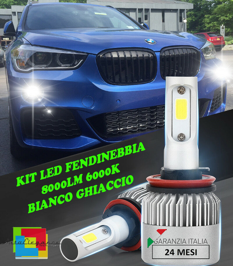 LAMPADE FENDINEBBIA A LED CREE BMW X1 F48 2015+ CAMBUS BIANCO GHIACCIO