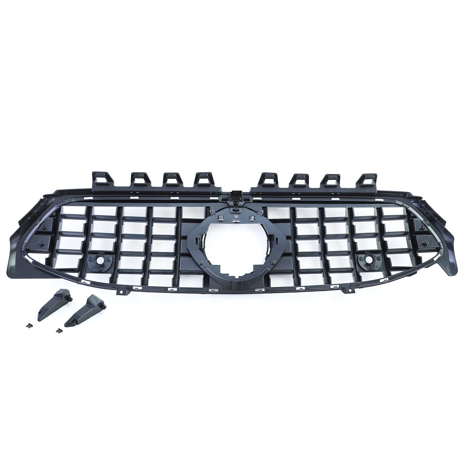 Grille Radiateur Optique Sport Noir Poli Adapt&eacute; pour Mercedes Cla X118 De