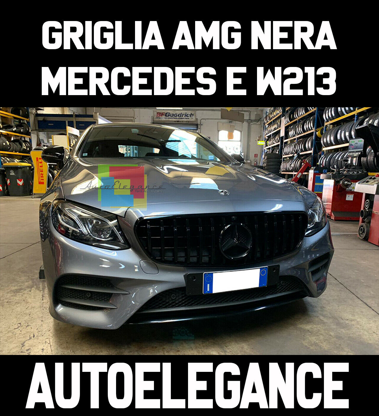 Gitter Vorne AMG Panamericana Mercedes E Klasse W213 2016 + Black Ausgabe