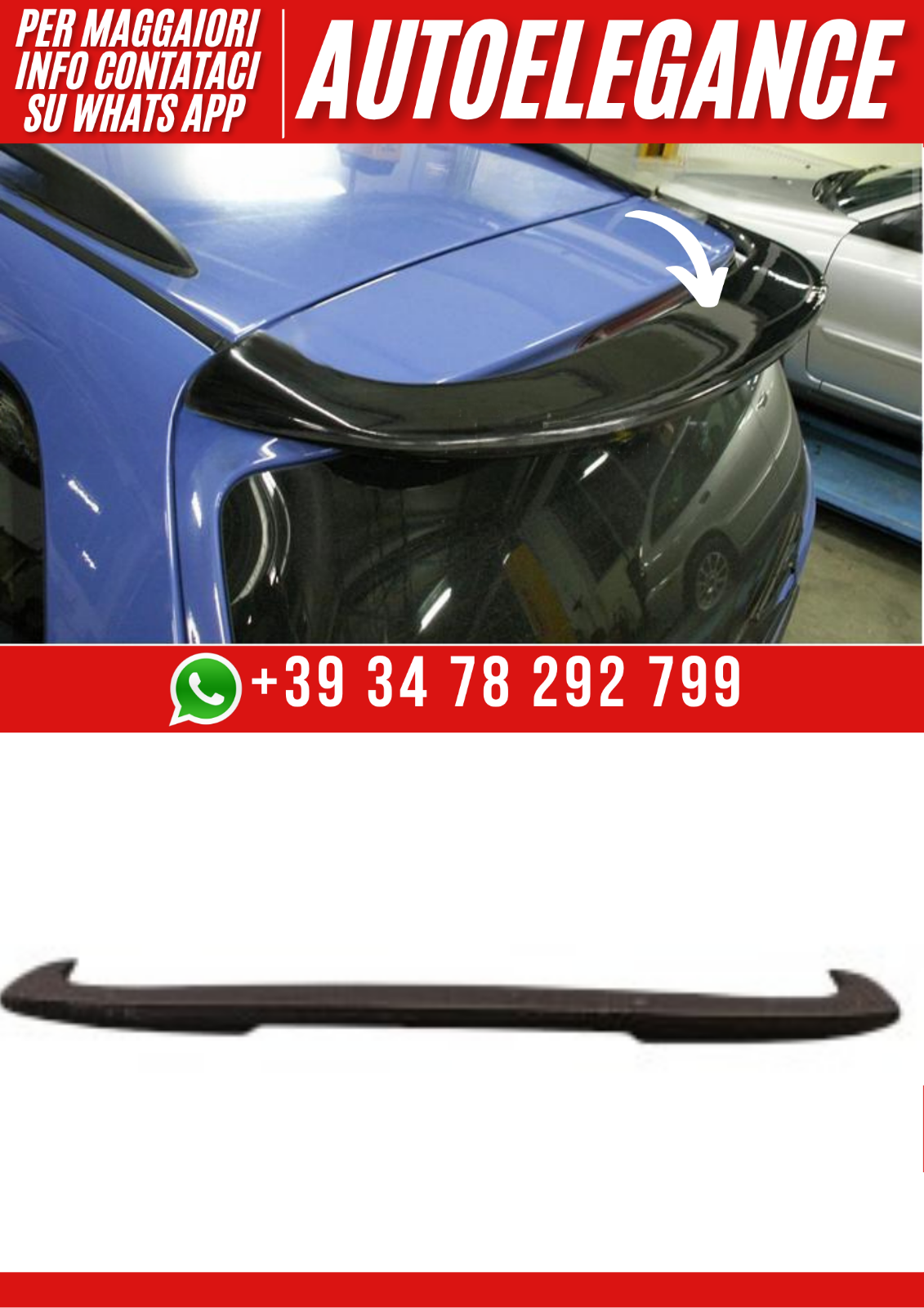 ??Spoiler De Fen&ecirc;tre FORD Focus Kombi 1998-2001??