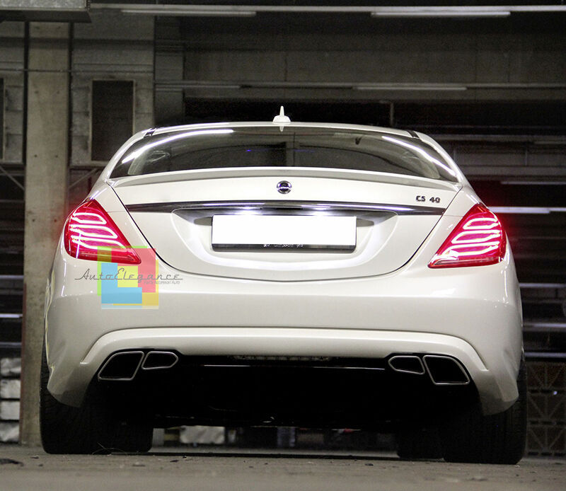 SPOILER POSTERIORE MERCEDES CLASSE S W222 2014+ SUL COFANO LOOK AMG