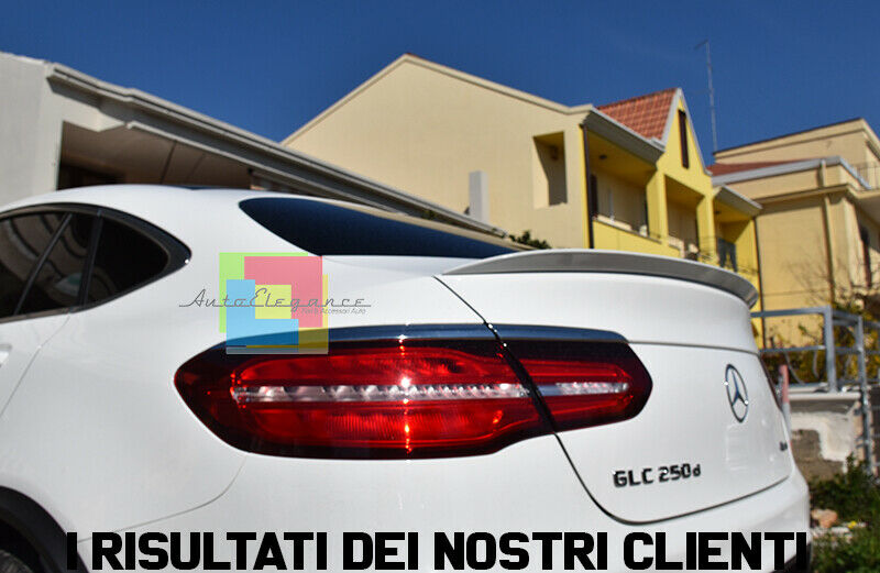 Spoiler Arri&egrave;re Coffre Mercedes Glc Coupe C253 2015 + Top Qualit&eacute;' ABS Blanc