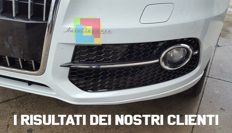 GRIGLIE FENDINEBBIA PROFILO CROMATO SQ5 A NIDO D'APE PER AUDI Q5 8R 2013-2016