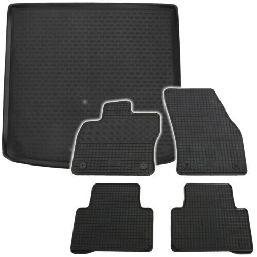 Tappetini vano bagagli in gomma per VW Touran 2 5T 2015- set tappeti Wan