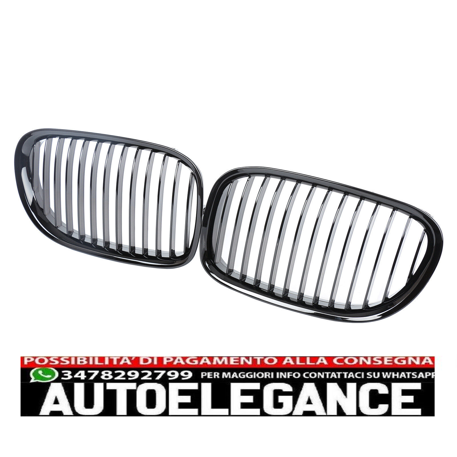 RADIATOR GRILLE SINGLE BAR KIDNEY GRILLE SUITABLE FOR BMW 7 SERIES F01 07-12 GLO