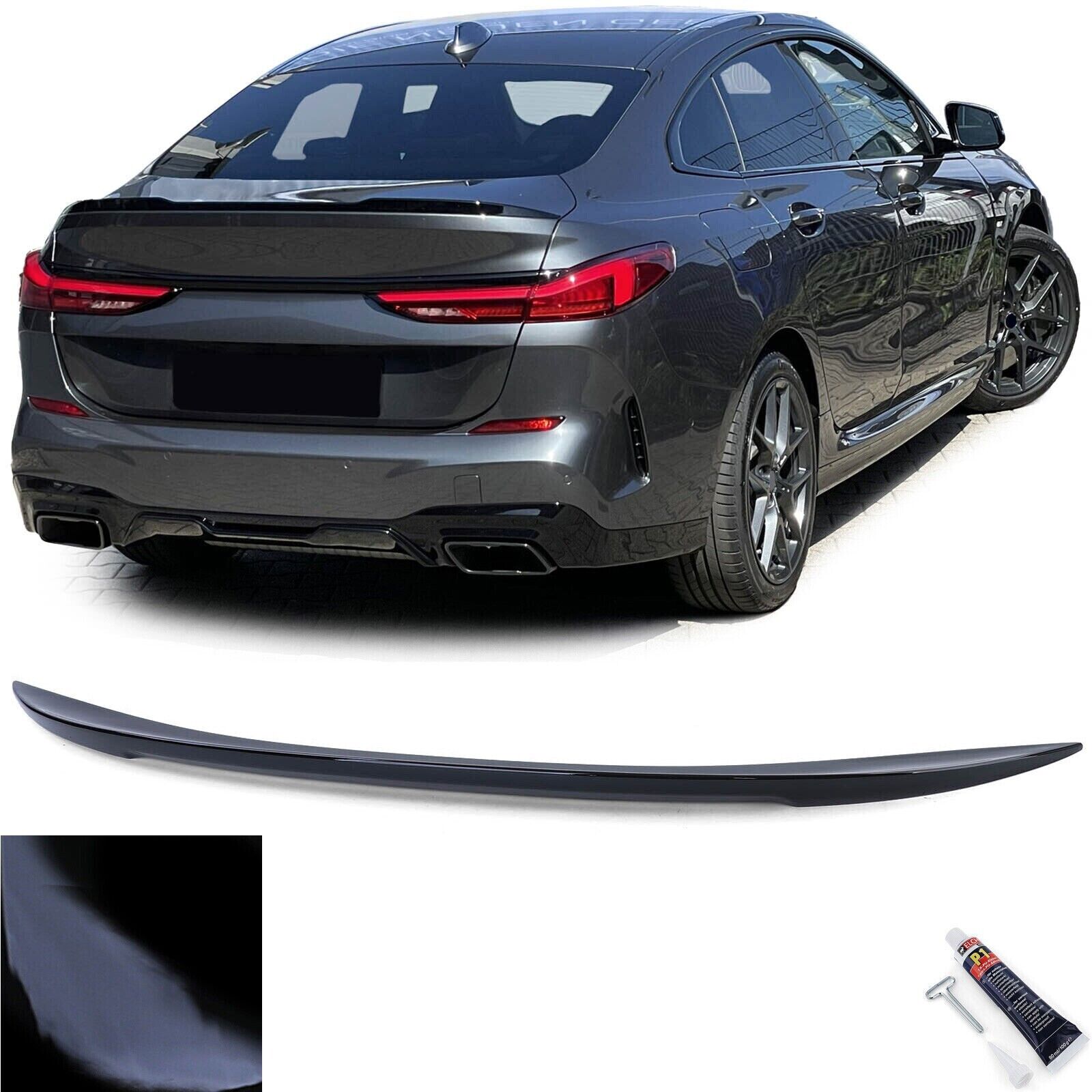 Spoiler Arri&egrave;re Performance Noir Poli Adapt&eacute; pour BMW Serie 2 F44 Gran Coup&eacute; C