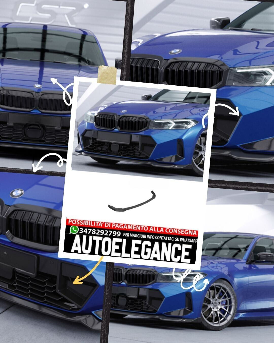 SPOILER sur mesure pour BMW S&eacute;rie 3 G20 / G21