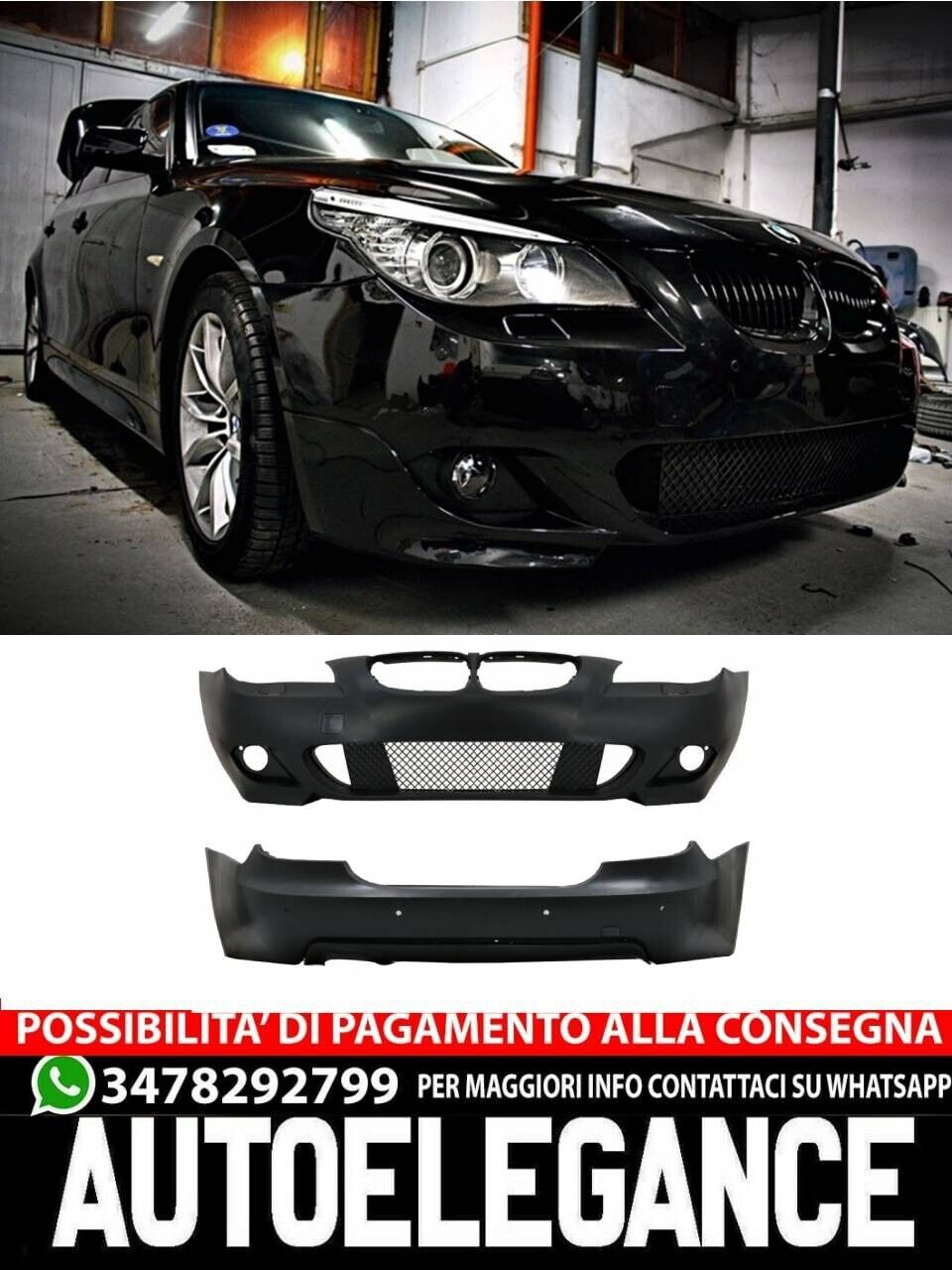 Kit carrozzeria adatto per BMW Serie 5 E60 (2003-2007) M-Technik Design