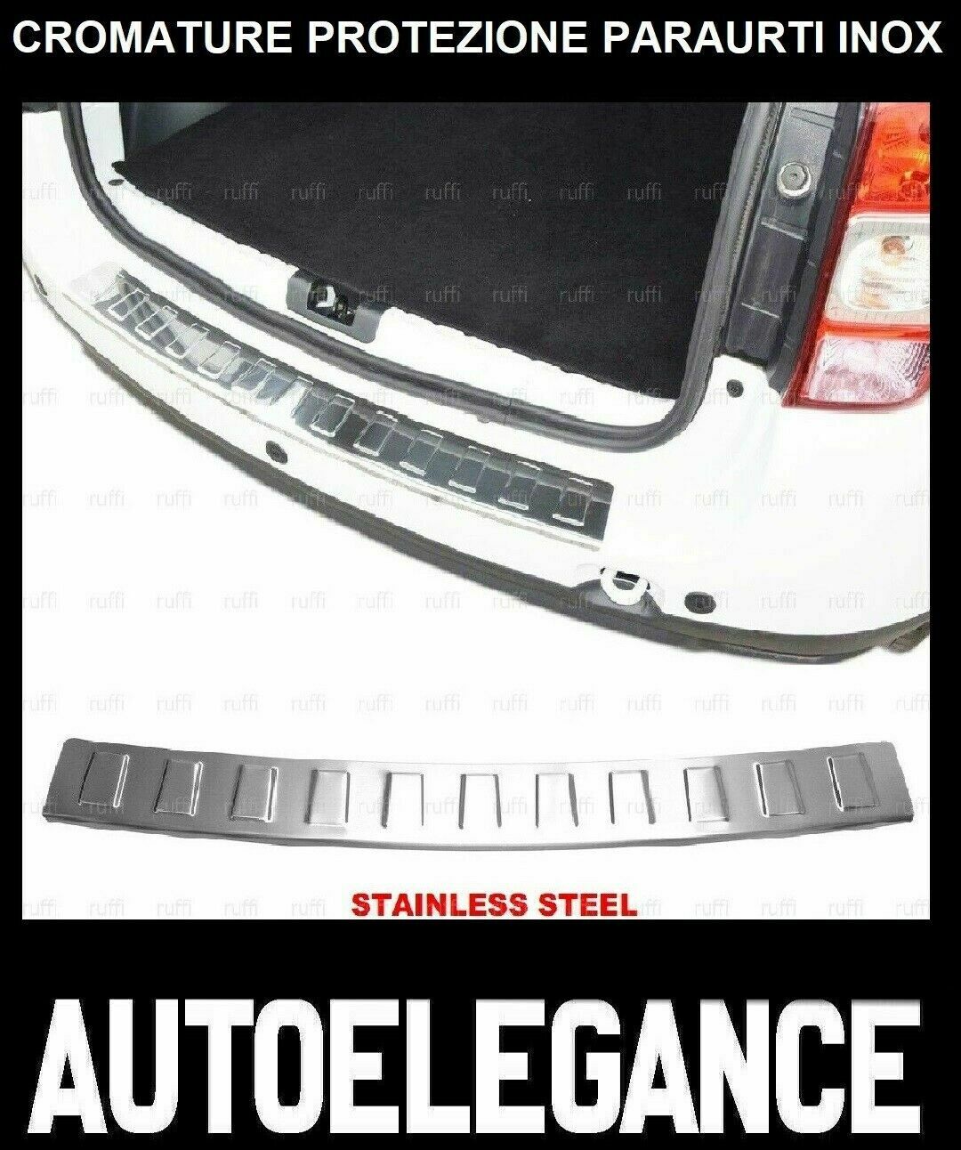 DACIA DUSTER 2010-2017 PROTEZIONE COFANO POSTERIORE MODANATURA CROMATE