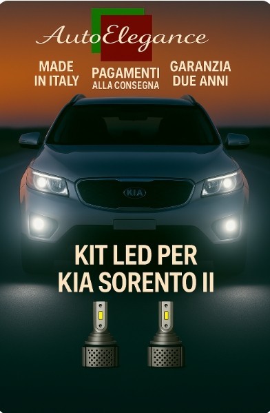 KIT LED D3S 6000K BIANCO CANBUS – Anabbaglianti per Kia Sorento II
