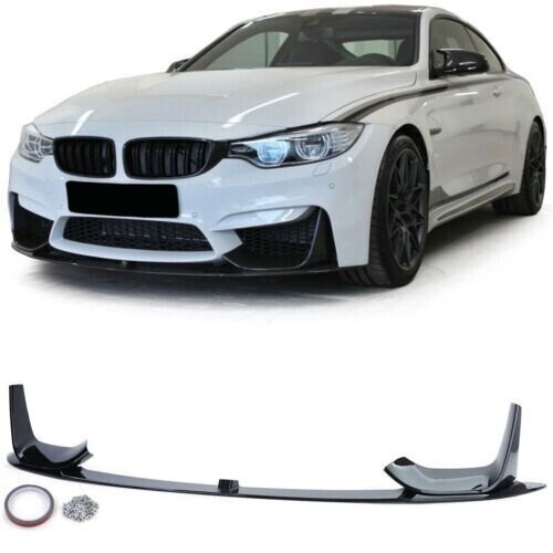 Frontspoiler Lippe Performance Schwarz Gl&auml;nzend Geeignet f&uuml;r BMW M3 F80 M4 F82