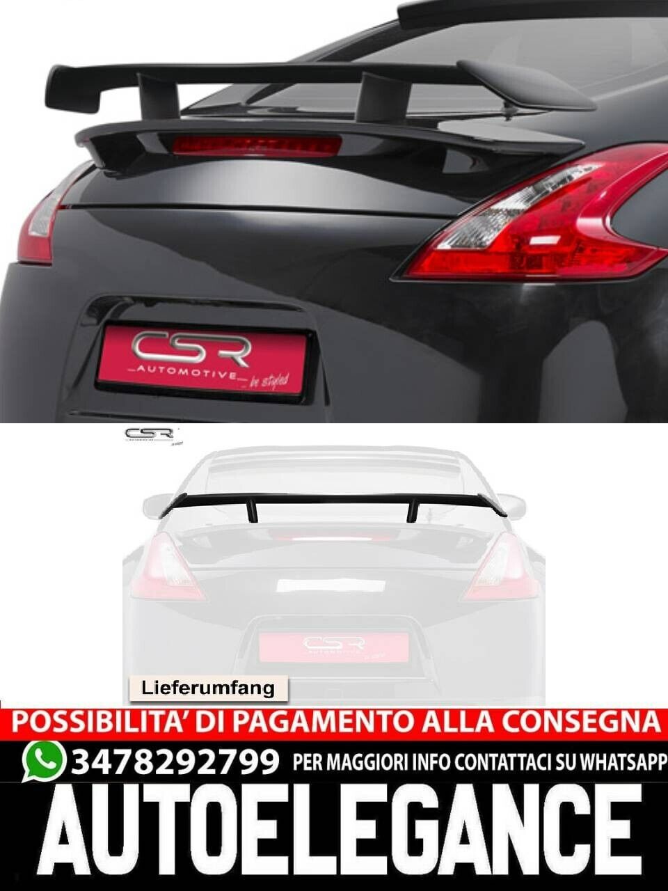 SPOILER adecuado para Nissan 370Z