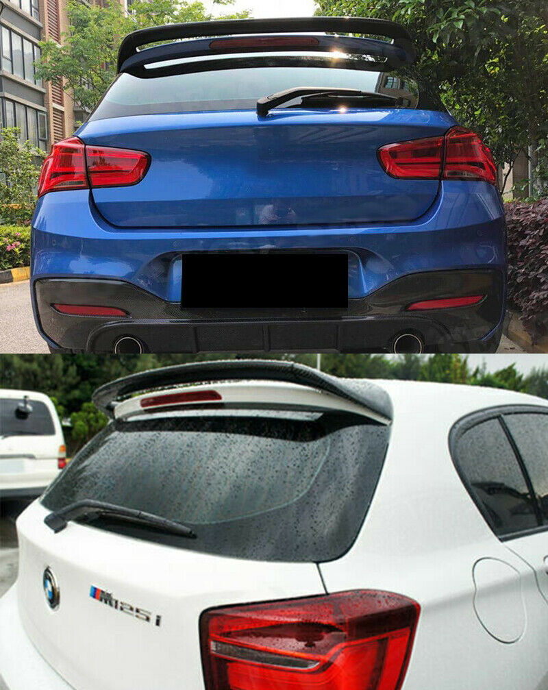 Spoiler Arri&egrave;re sur Le Toit BMW Serie 1 F20 F21 2011-2019 Noir Poli