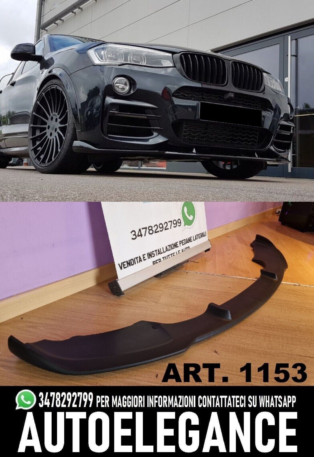 AYUSTE DIVISOR PARA BMW Kz F25 Kch F26 M SPORT 2014-2018 ASPECTO DEPORTIVO RAV 1