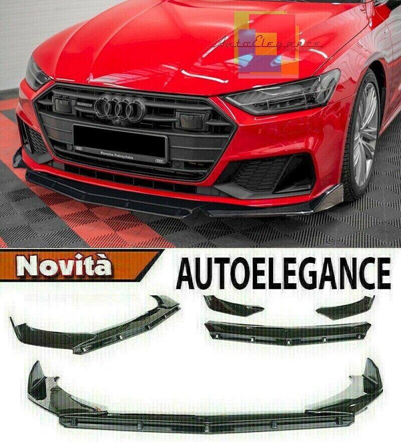 AUDI A7 S7 C8 PARACHOQUES DELANTERO LOOK NEGRO BRILLO RS - 3P -