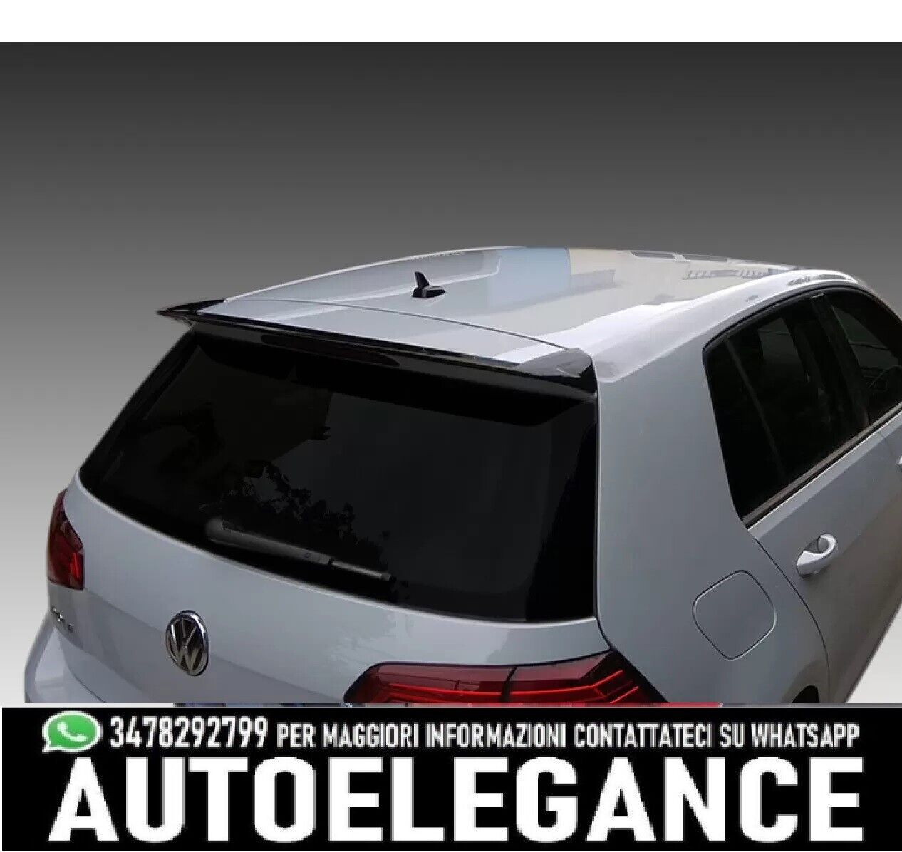 Spoiler Tetto Volkswagen Golf Mk7