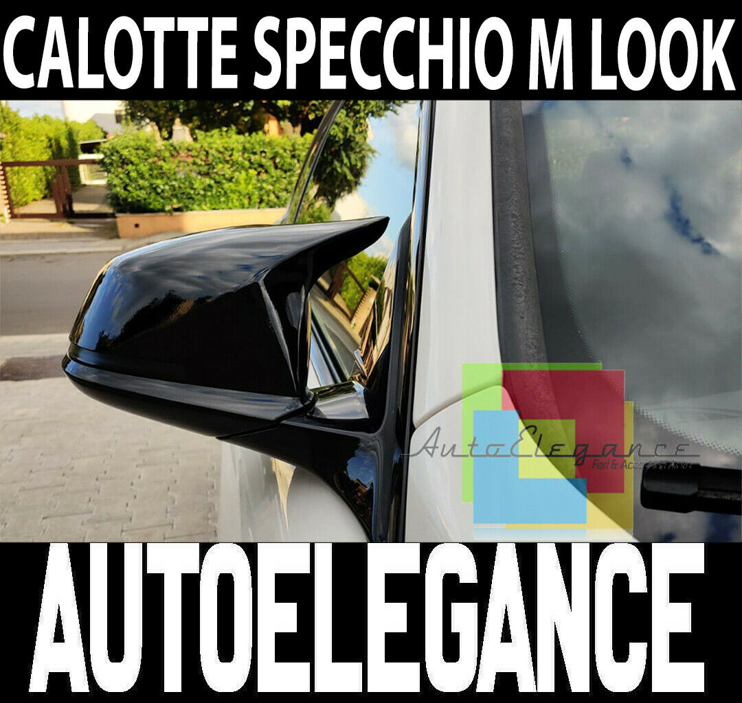 CALOTTE ADESIVE SPECCHI BMW SERIE 1 F20 F21 SPECCHIETTI RETROVISORI LUCIDO M1