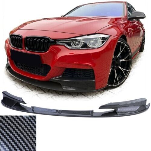 Frontspoiler Lip Performance Carbon-Look Geeignet f&uuml;r BMW F30 F31 15-19 Mit M