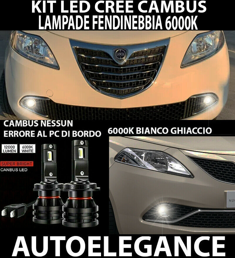 LANCIA YPSILON 312 LAMPADE FENDINEBBIA LED 10.000LM CAMBUS - AT