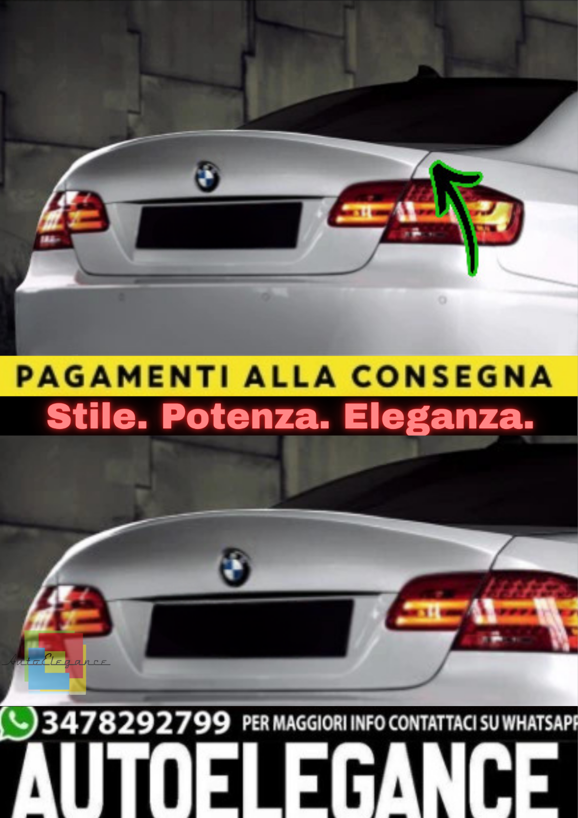 Coffre Arri&egrave;re Pour BMW E92 / E93 (2006&ndash;2013)