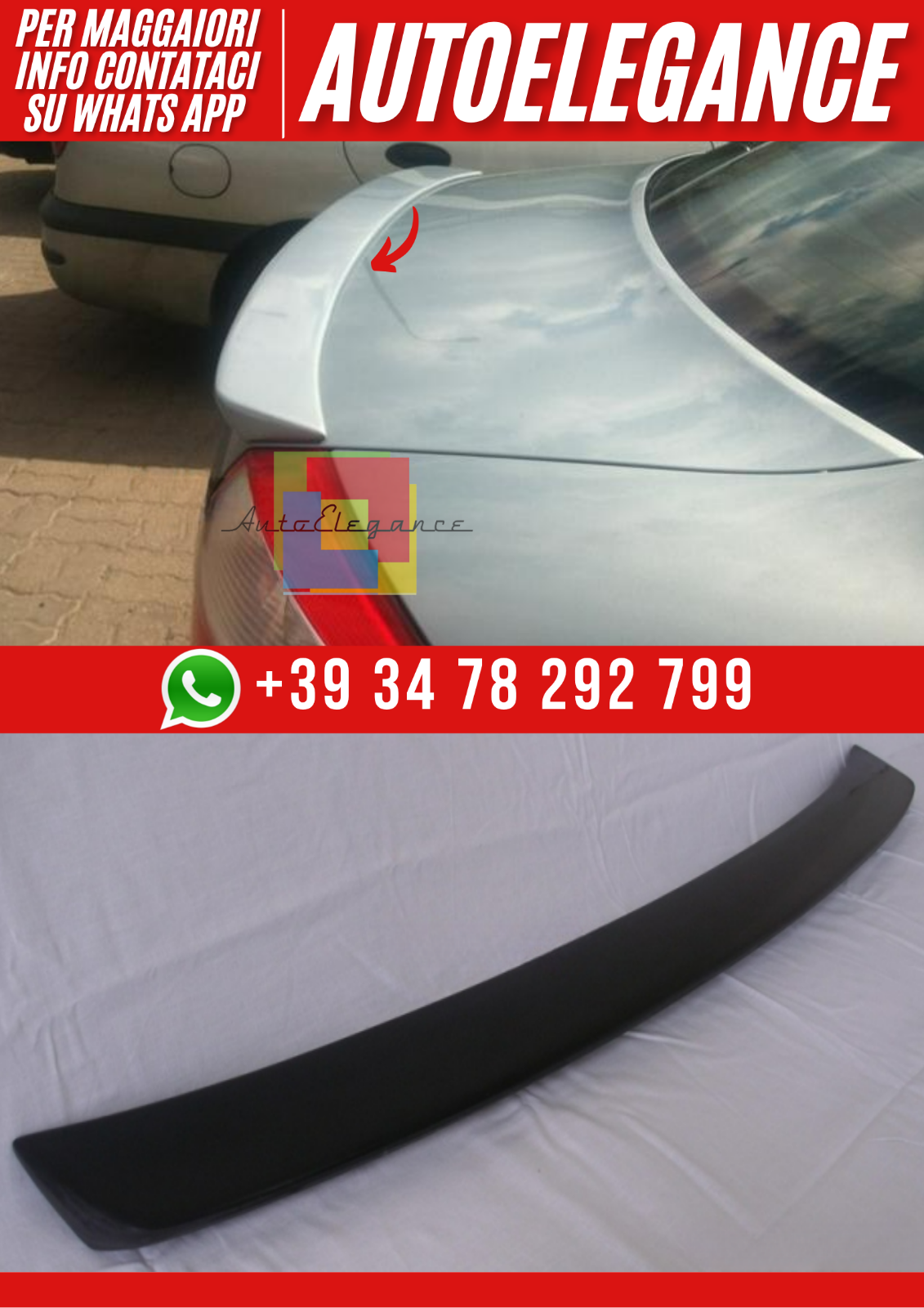 ?? Spoiler Arri&egrave;re Compatible Avec Audi A4 B6 Berline 2000&ndash;2004 Look S4 ??