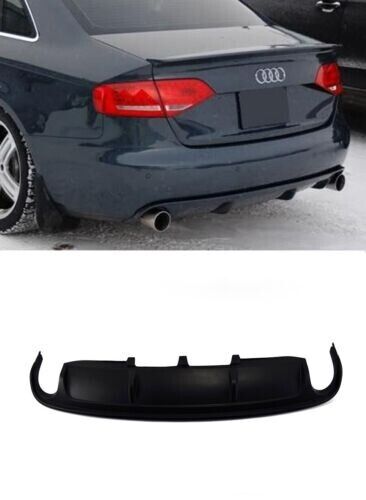 AUDI A4 B8 2007-2012 Non S-Line RS-4 STILE DIFFUSORE POSTERIORE SPOILER TUNING-m