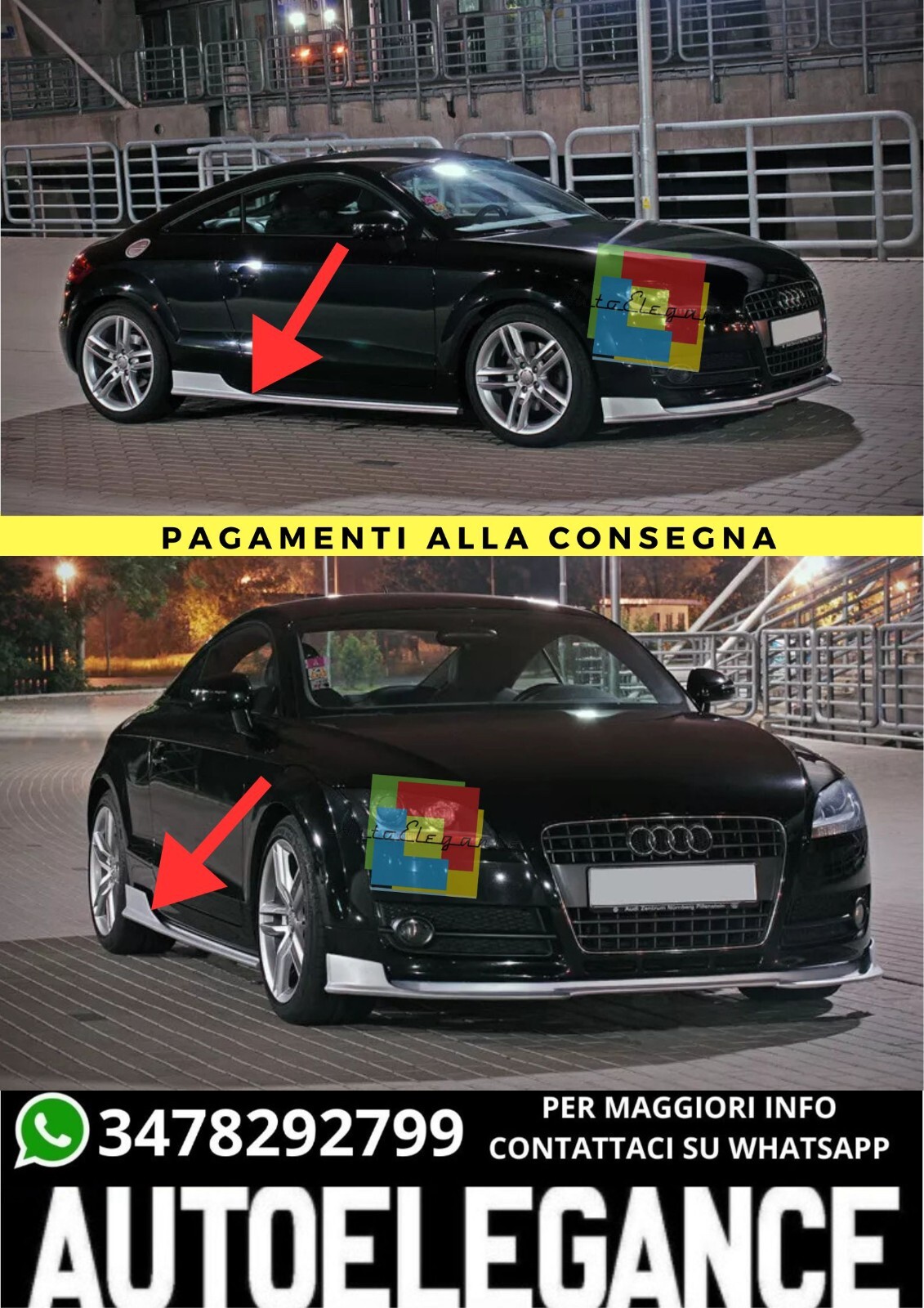 🔥MINIGONNE ADATTO PER  AUDI TT 8J🔥
