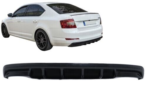 Diffusore posteriore per Skoda Octavia III 5E berlina vagon 2013-2019 nero lucid
