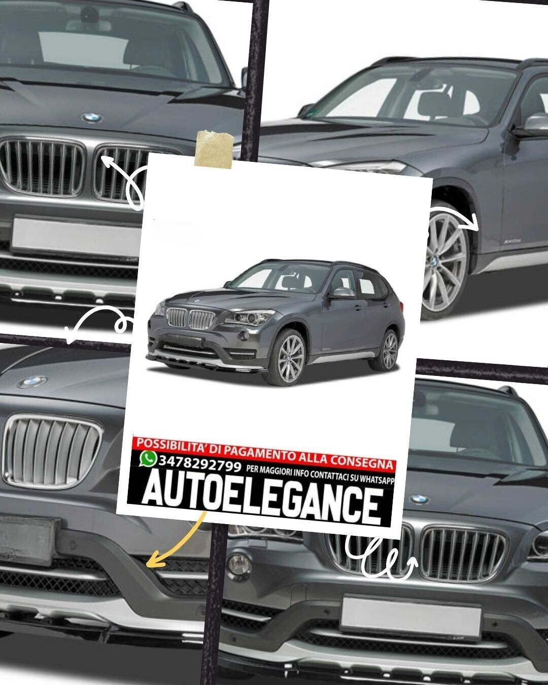 SPOILER adatto per BMW X1 E84